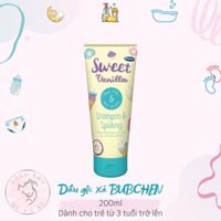 Dầu gội xả cho bé Bubchen Kids Shampoo & Sweet Vanilla 200ml