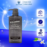 Dầu Gội Xả Cho Nam Bạc Hà Mát Lạnh Kumano Pharmaact Tonic Rinse In Shampoo (550ml)