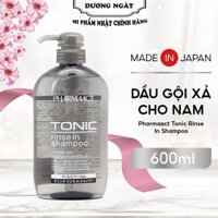 Dầu Gội Xả Cho Nam Pharmaact Tonic Rinse In Shampoo Chiết Xuất Bạc Hà Sạch Sâu, Da Đầu Mát Lạnh 600ml