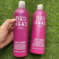 Dầu gội xả cho tóc mỏng, xẹp, làm phồng tóc Tigi Bed Head Fully Loaded Volumizing 750mlx2(1.590.000đ giảm còn 839.000đ)