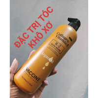 Dầu Gội Xả COLLAGEN VITAMIN E VACCINE 800ML Phục Hồi Tóc Hư Tổn, Xả Siêu Mềm Mượt Chuẩn Salon