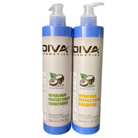 Dầu gội xả DIVA ORGANIC CARE phục hồi và bảo vệ màu nhuộm 500mlx2 ( New 2021 )