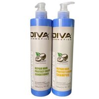 Dầu gội xả DIVA ORGANIC CARE phục hồi và bảo vệ màu nhuộm 500mlx2 ( New 2021 )