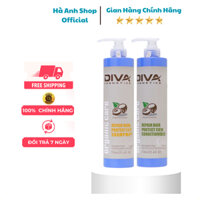 Dầu gội xả DIVA Protect Color giúp giữ màu tóc, phục hồi ,mềm mượt 500ml/750ml