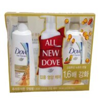 Dầu gội ,xả Dove HÀN QUỐC  500ml bộ 3 chai