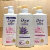 Dầu Gội Xả Dove Oải Hương/ Hoa Sen 650g/620g