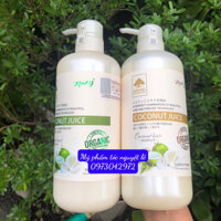 Dầu gội xả dừa tươi cao cấp Coconut Juice KENDY 800mlx2