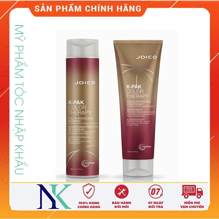 Dầu gội xả dưỡng giữ màu tóc nhuộm Joico K-pak Color Therapy - 300ml