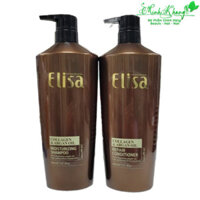 Dầu Gội Xả Dưỡng Sinh Và Tái Tạo Tóc Elisa Collagen & Argan Oil 800mlx2 ( MK )