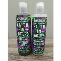 Dầu gội xả Faith In Nature hương oải hương và phong lữ 400ml