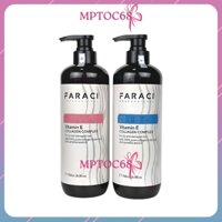 Dầu gội xả FARACI VITAMIN E 750ml. Phục hồi tóc, Chống Rụng, Kích Thíc Mọc Tóc. Siêu Mềm Mượt