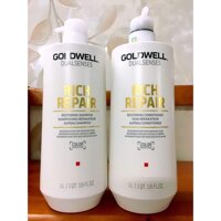 Dầu gội xả Goldwell Rich Repair chữa trị tóc hư tổn khô xơ 1000mlx2 (₫1.800.000 ₫1.332.000 26% GIẢM)