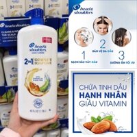 Dầu gội xả Head & Shoulders hàng mỹ 2in1 chiết xuất hạnh nhân 1,18L - hàng chính hãng 💞