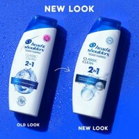 Dầu gội xả Head & Shoulders Classic Clean 2in1, 370ml NK MỸ