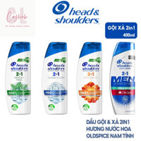 Dầu Gội & Xả Head&Shoulders 2in1 380ml/400ml Sạch Da Đầu