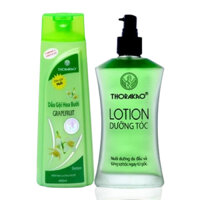 Dầu Gội Xả Hoa‪ Bưởi THORAKAO (400ml) / Tinh dầu dưỡng tóc‪ bưởi Thorakao​ Lotion 120ml