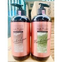 Dầu gội , xả KATURI phục hồi tóc hư tổn và kích thích mọc tóc 500ml