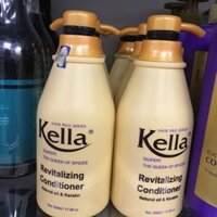 Dầu gội xả kella Phục hồi 500ml vàng*2