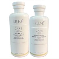 Dầu gội xả khô rụng Keune Care Satin Oil 300ml/250ml