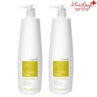 Dầu gội xả Lakme K.Therapy Repair phục hồi tóc hư tổn 1000mlx2 [ MK ]
