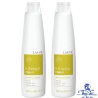 Dầu gội xả Lakme K.Therapy Repair phục hồi tóc hư tổn 300mlx2 - NK