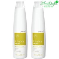 Dầu gội xả Lakme K.Therapy Repair phục hồi tóc hư tổn 300mlx2 ( MK )