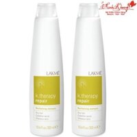 Dầu gội xả Lakme K.Therapy Repair phục hồi tóc hư tổn 300mlx2 [ MK ]