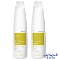 Dầu gội xả Lakme K.Therapy Repair phục hồi tóc hư tổn 300mlx2 - MK
