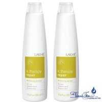 Dầu gội xả Lakme K.Therapy Repair phục hồi tóc hư tổn 300mlx2