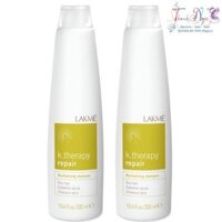 Dầu gội xả Lakme K.Therapy Repair phục hồi tóc hư tổn 300mlx2 - TN