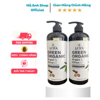 Dầu Gội Xả Leva Green Organic Argan & Olive oil Mượt Tóc Phục Hồi Hương Nước Hoa