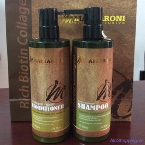 Dầu gội xả Marsaroni Biotin Collagen - 800ml