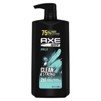 Dầu gội & xả nam AXE Apollo 2 in 1 Shampoo and Conditioner 473ml/828ml (Mỹ)