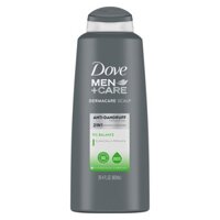 Dầu gội & xả nam dành cho tóc gàu & dầu Dove Men+Care 2 in 1 Shampoo and Conditioner Dandruff Defense 603ml (Mỹ)