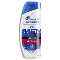 Dầu gội & xả ngừa gàu cho nam Head & Shoulders Swagger Old Spice 2-in-1 Anti-Dandruff 380ml/650ml (Mỹ)