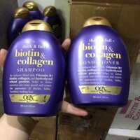 DẦU GỘI - XẢ OGX THICK & BIOTIN COLLAGEN SHAMPOO của mỹ