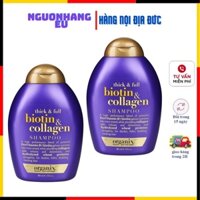 Dầu gội xả OGX Thick & full + biotin & collagen 385ml Đức