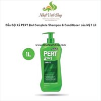 Dầu Gội Xả PERT 2in1 Complete Shampoo & Conditioner của Mỹ 1 Lít