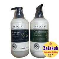 Dầu gội xả phục hồi dưỡng ẩm Freecia Golden Olive Oil 300mlx2
