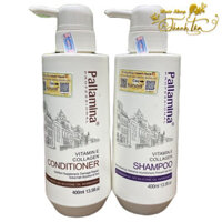 Dầu gội xả phục hồi tóc hư tổn Pallamina Collagen Keratin Complex 400mlx2 [ TT ]