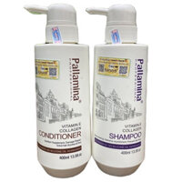 Dầu gội xả phục hồi tóc hư tổn Pallamina Collagen Keratin Complex 400mlx2(new-2025)