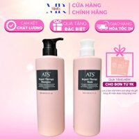 Dầu gội xả phục hồi tóc uốn ATS Repair Therapy 600mlx2, mềm mượt | HAIRSHOP MINRY