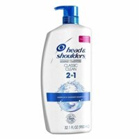 Dầu Gội & Xả Sạch Gàu, 2 in 1 Shampoo + Conditioner, Classic Clean, 32.1 fl oz (950ml) - HEAD & SHOULDERS