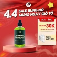 Dầu gội xả Saigon Hustlers Shampoo Conditioner 2 in 1 | Tặng kèm bàn chải gội đầu silicon