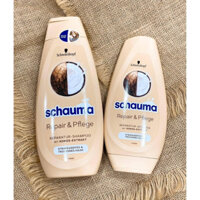 DẦU GỘI XẢ SCHAUMA REPAIR & PFLEGE 400ml + 250ml