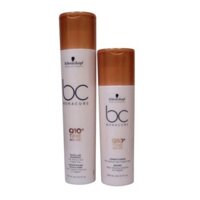 Dầu gội xả Schwarzkopf BC Bonacure Q10+ Time Restore Micellar trẻ hóa tóc yếu dễ gãy rụng 250ml/200ml { NEW 2024 }