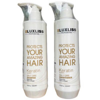 Dầu gội xả siêu dưỡng tóc Luxliss Protects Your Amazing Hair KERATIN Daily Care 500mlx2 _ (2026)