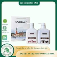 Dầu gội xả siêu phân tử Andfaci Re-Structure Argan Oil Shampoo & Conditioner 650ml