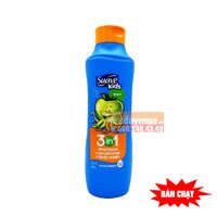 Dầu Gội, Xả + Sữa Tắm Suave Kid 3 In 1 Dành Cho Trẻ Em Loại 655ml Của Mỹ