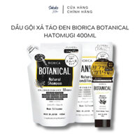Dầu gội xả táo đen BIORICA Botanical Hatomugi không silicon 400ml -Sakuko Store